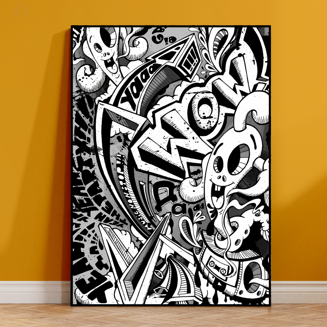 Graffiti - Artwork - Premium Wall Art