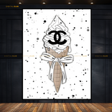 Chanel Ice Cream - Artwork - Premium Wall Art