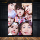 BTS Korean Music Band - Premium Wall Art