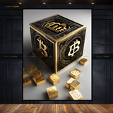 Bitcoin BTC 1 - Crypto - Premium Wall Art