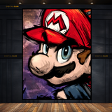 Super Mario - Artwork - Premium Wall Art