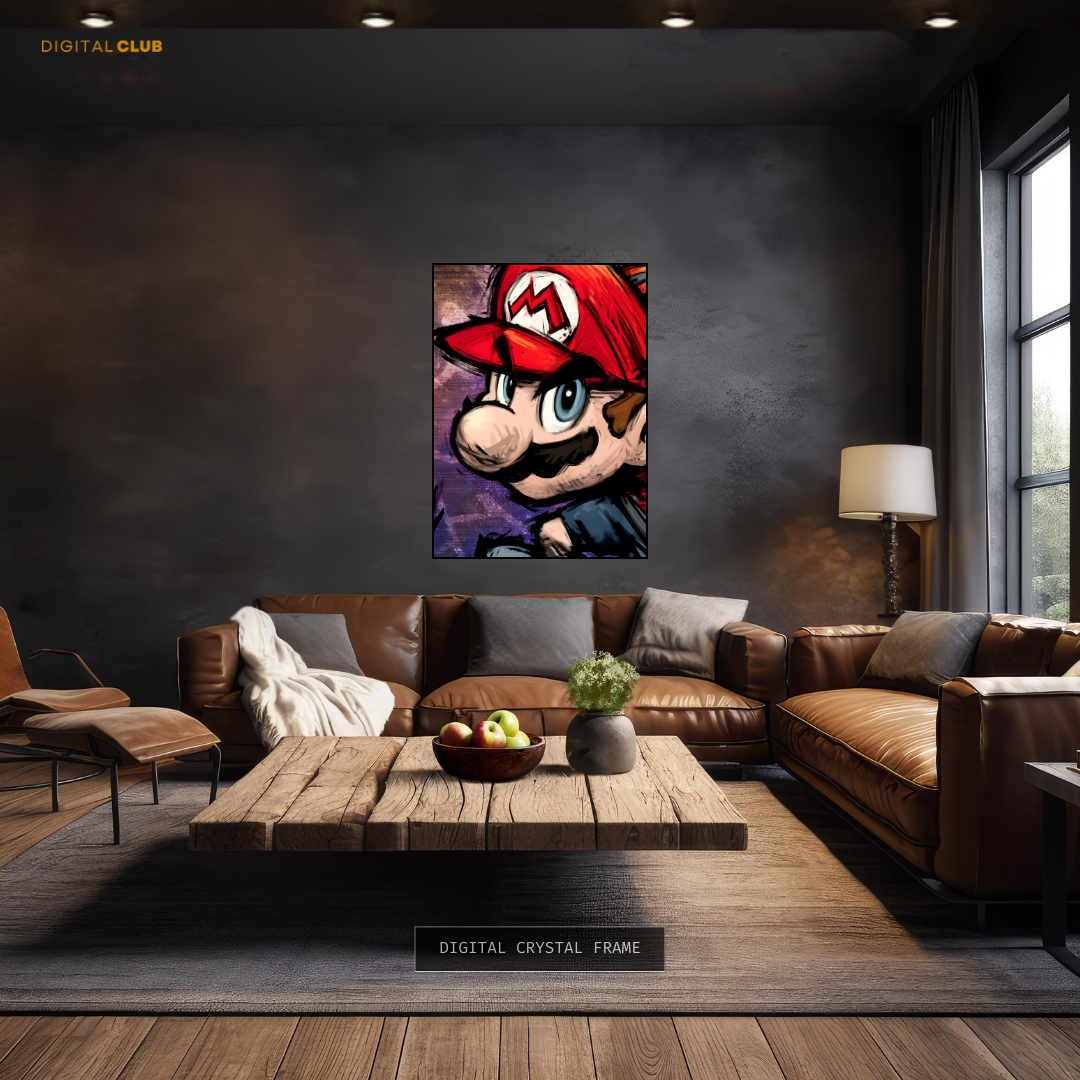 Super Mario - Artwork - Premium Wall Art