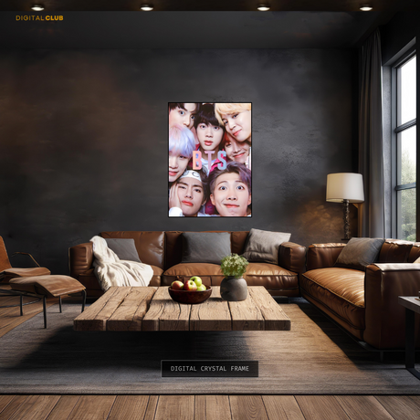 BTS Korean Music Band - Premium Wall Art