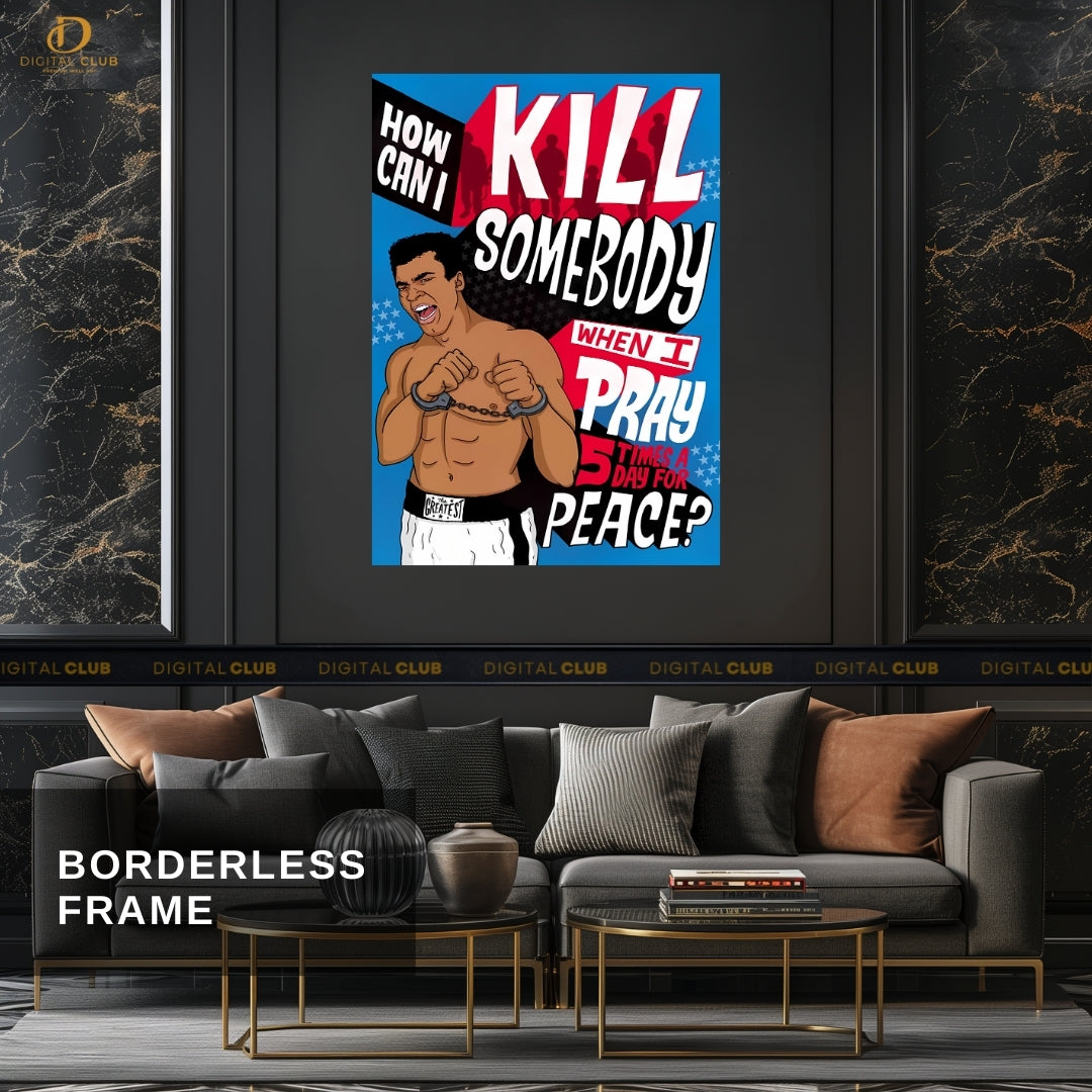 Muhammad Ali - Quote - Premium Wall Art