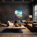 Teotihuacan Pyramids Mexico Premium Wall Art