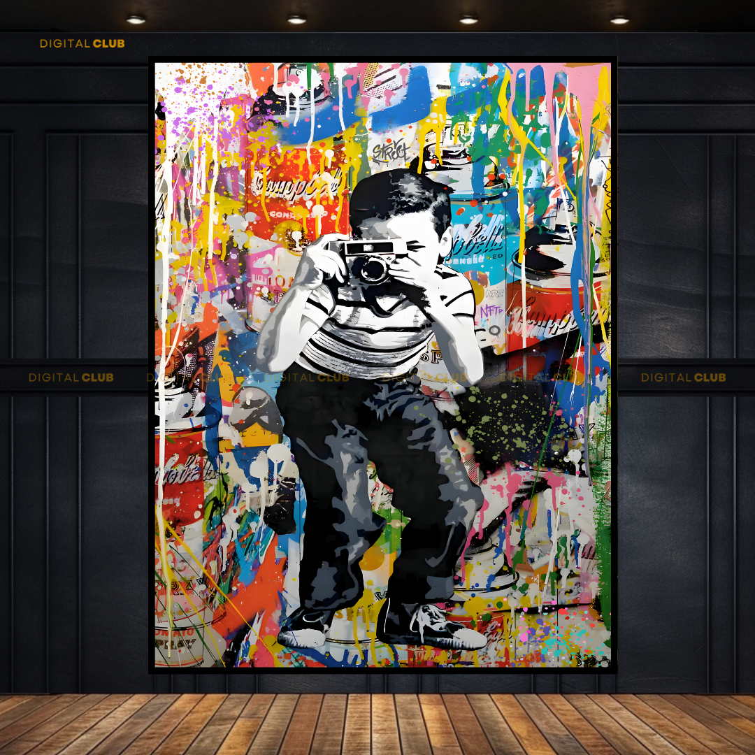 Photographer - Pop ART - Premium Wall Art