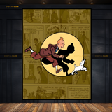 Tin Tin - Artwork - Premium Wall Art