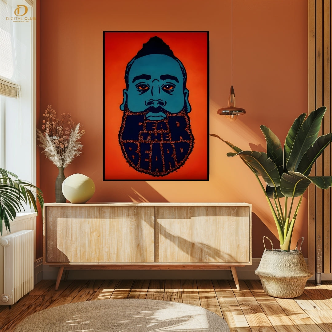 James Harden - Basketball - Premium Wall Art