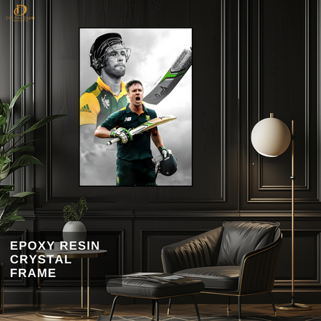 AB De Villiers - Cricket - Premium Wall Art