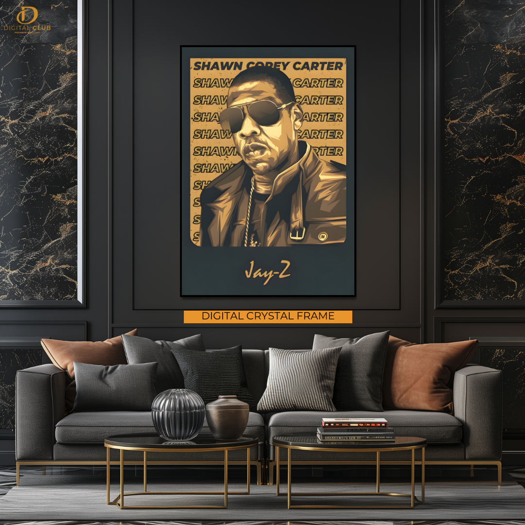 Jay Z - Music Artist - Premium Wall Art