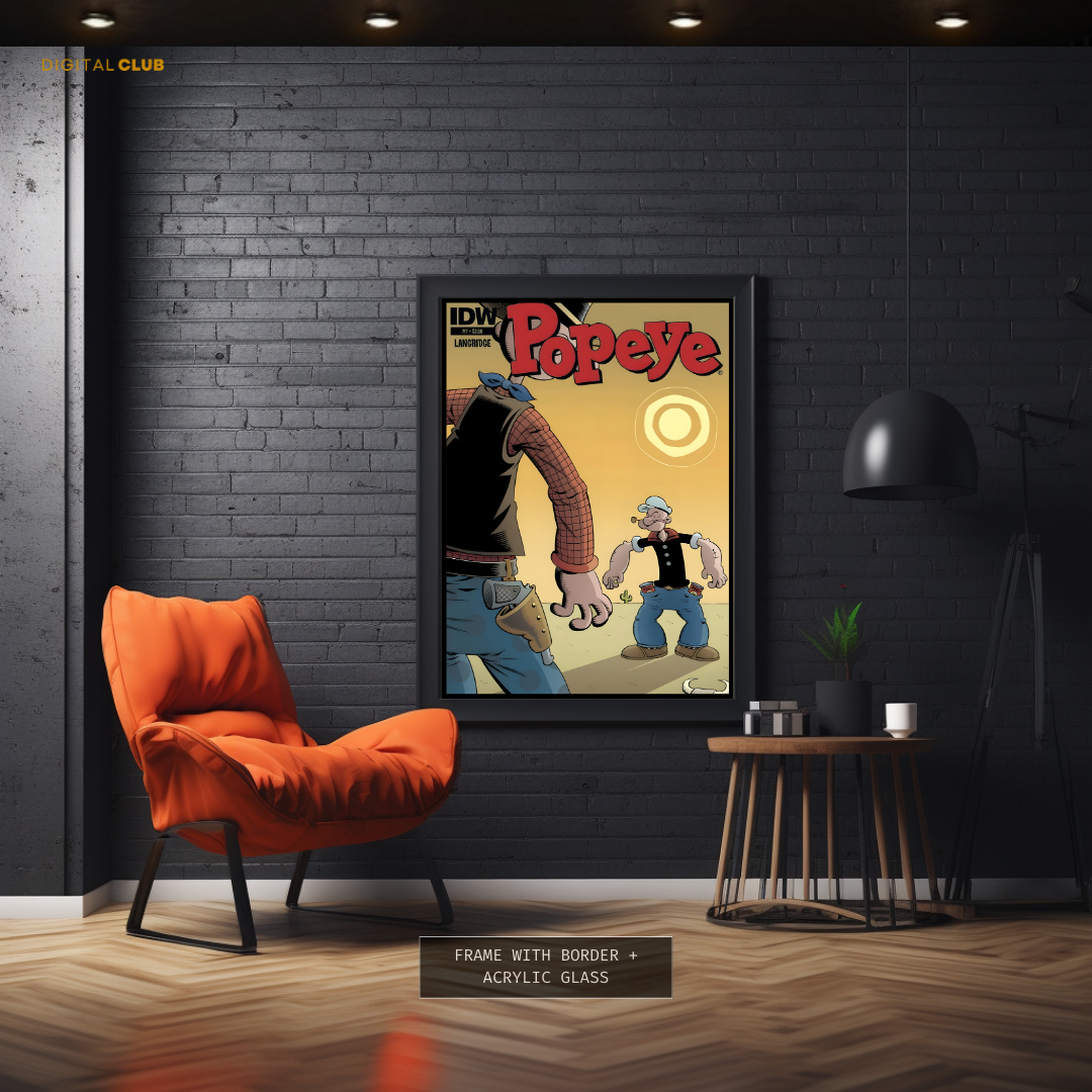 Popeye in the Desert Premium Wall Art