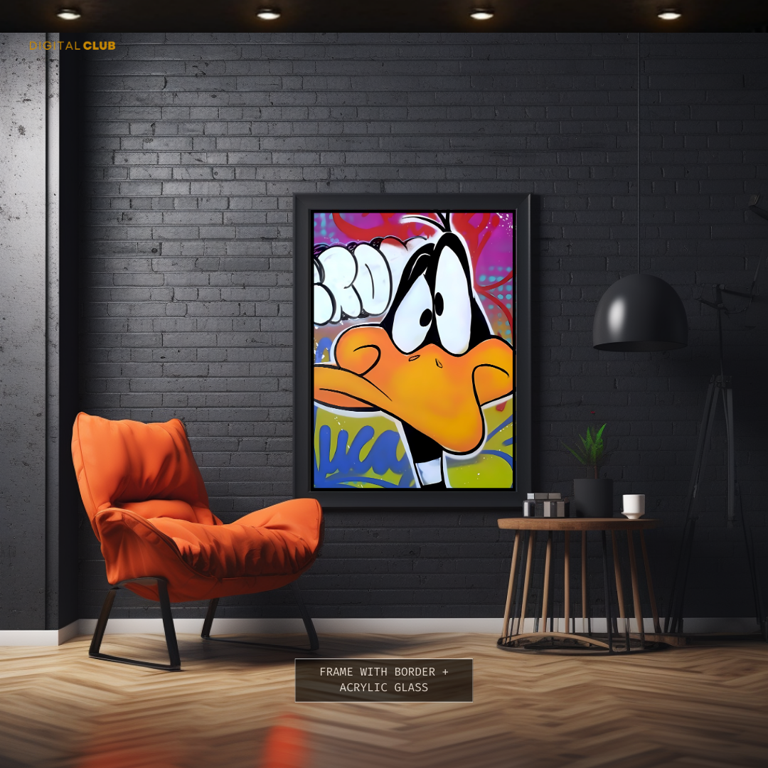 Daffy Duck - Artwork - Premium Wall Art