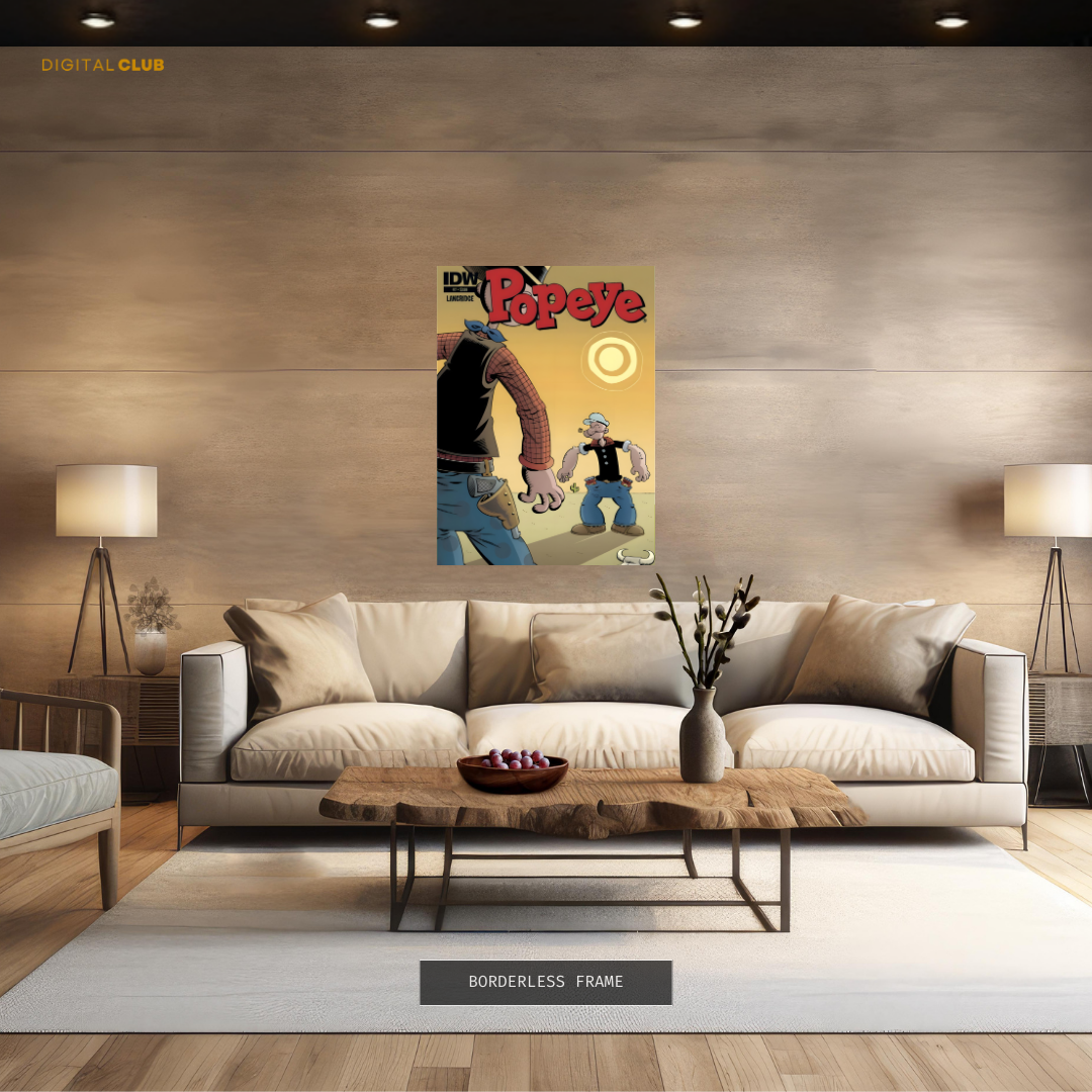 Popeye in the Desert Premium Wall Art