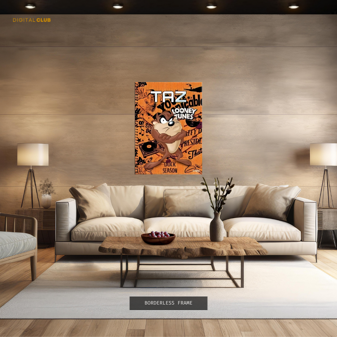 TAZ - Looney Tunes - Premium Wall Art