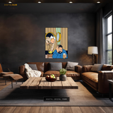 Tin Tin  - Cartoon Character 1 - Premium Wall Art