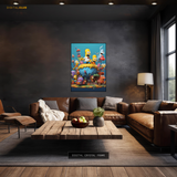 Simpsons Anime Premium Wall Art