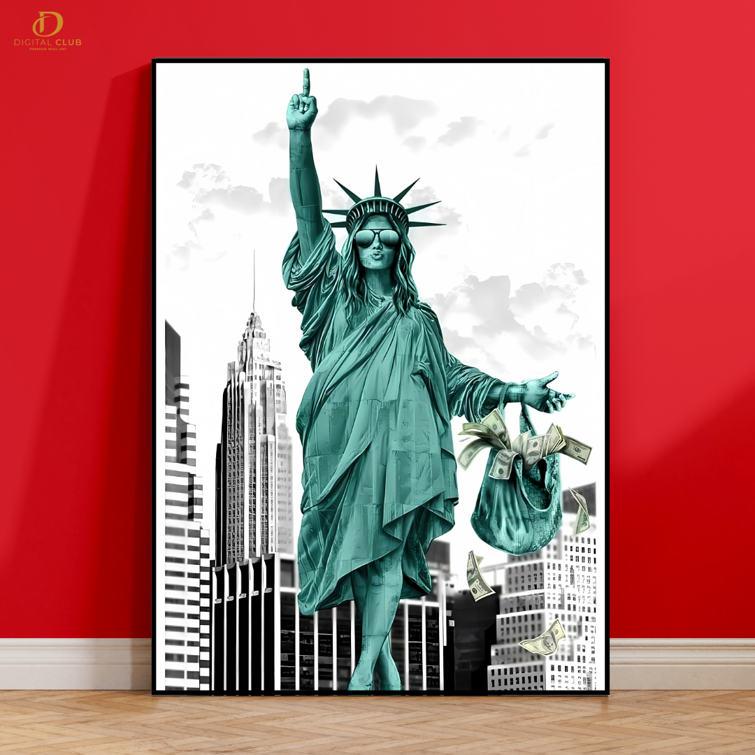 Statue Of Liberty - Artwork - Premium Wall Art