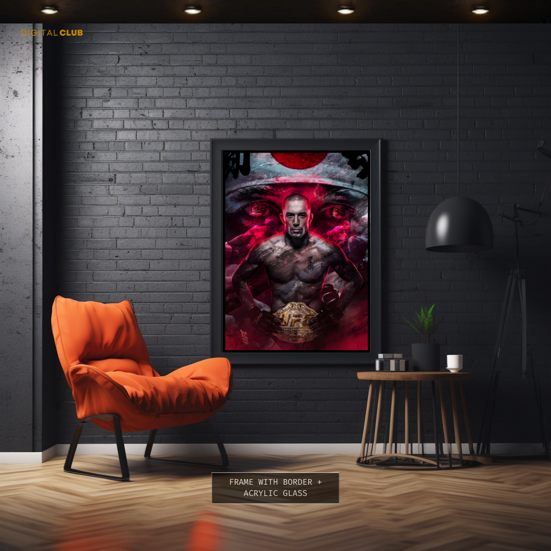 Georges St-Pierre UFC Legend Premium Wall Art