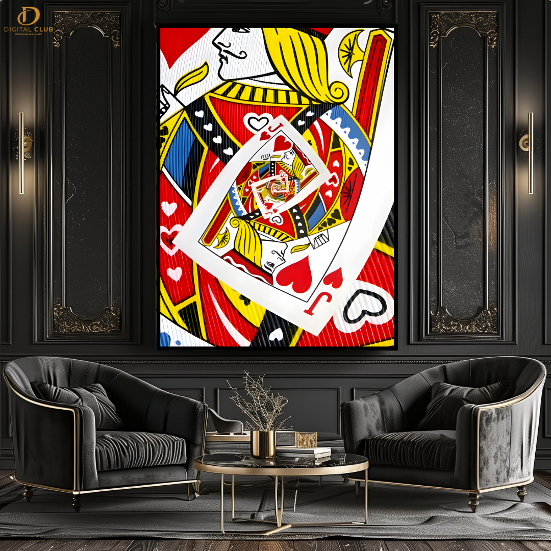 Jack of HEARTS - Premium Wall Art