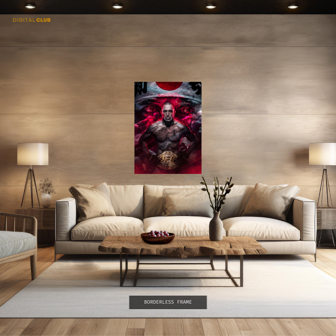 Georges St-Pierre UFC Legend Premium Wall Art