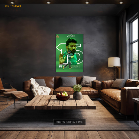 Muhammad Rizwan Pakistan Cricket Premium Wall Art