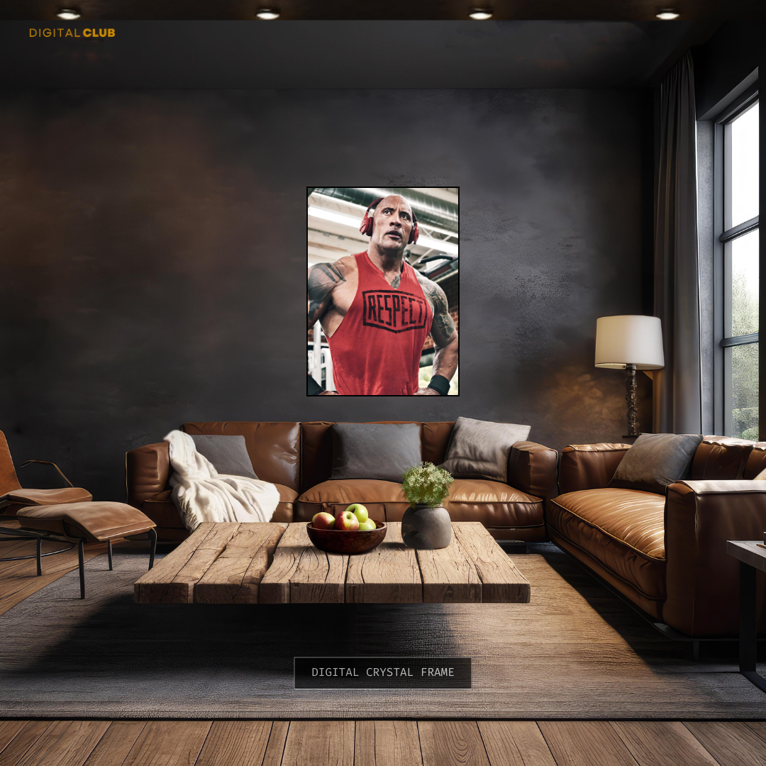 The ROCK Fitness Premium Wall Art