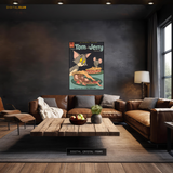 Tom & Jerry Cartoon Premium Wall Art