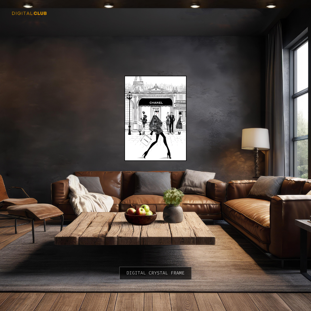 Chanel Boutique - Artwork - Premium Wall Art