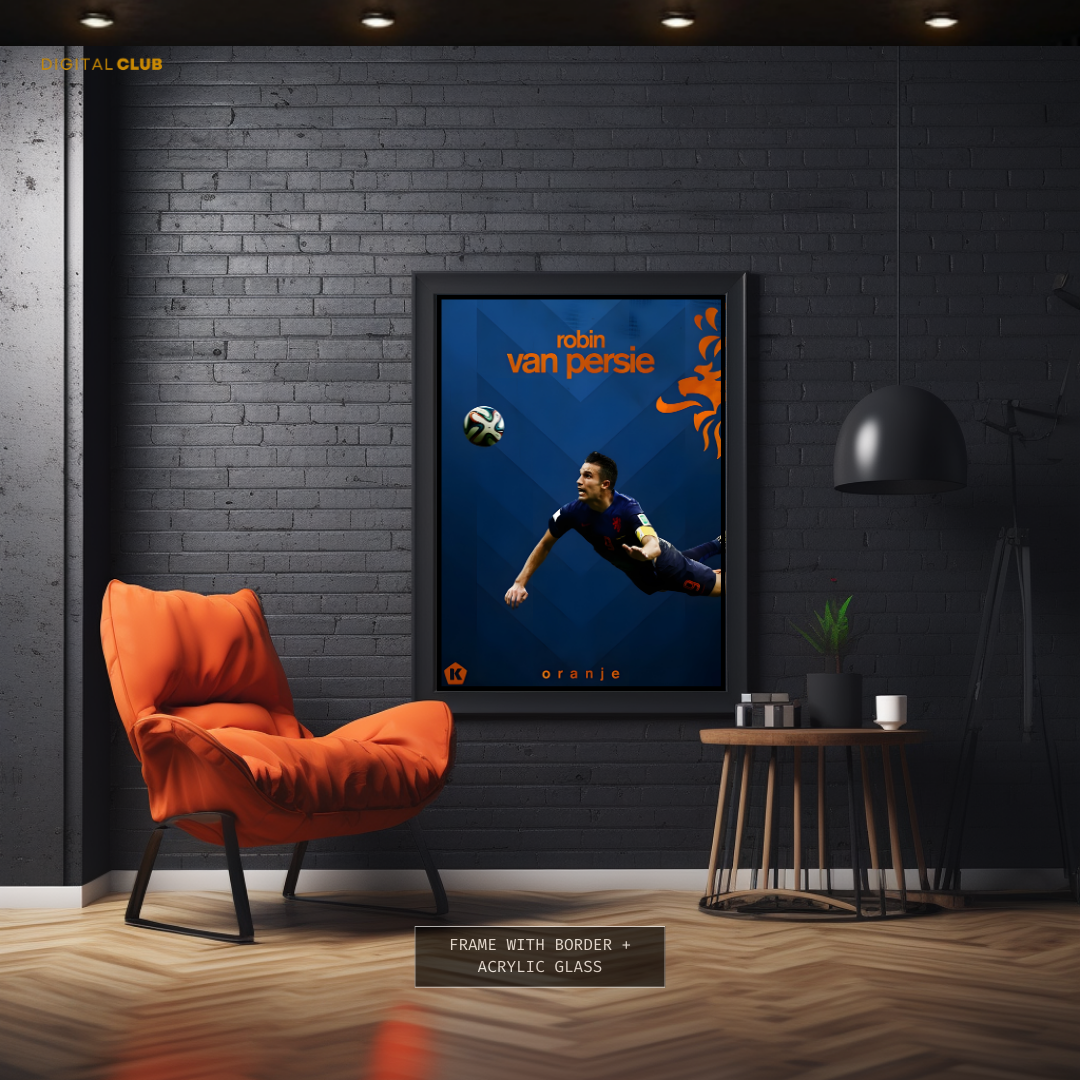 Robin Van Persie - Football - Premium Wall Art