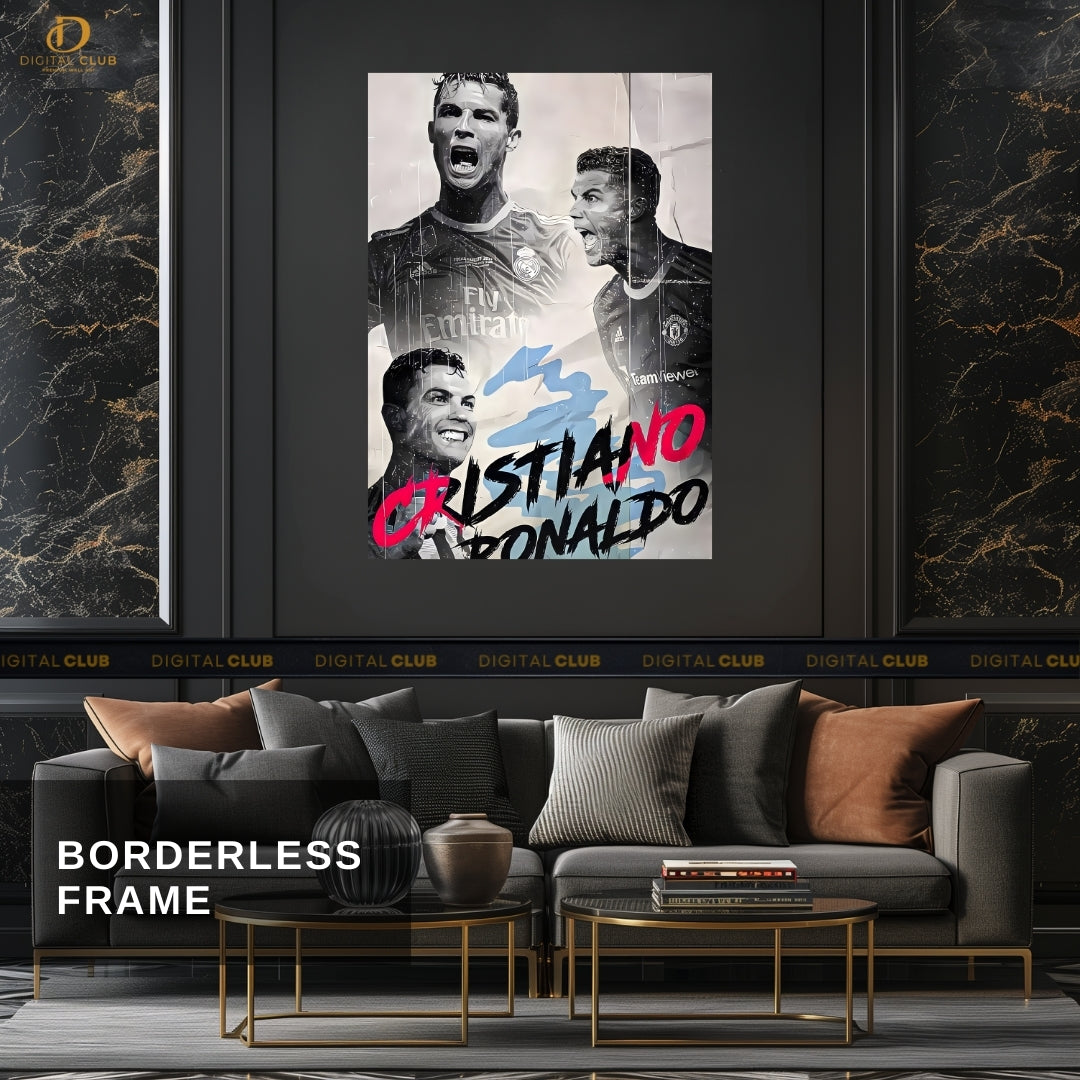 Cristiano Ronaldo - Football - Premium Wall Art