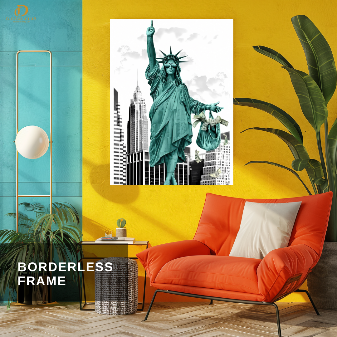 Statue Of Liberty - Artwork - Premium Wall Art