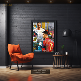 Cristiano Ronaldo POP Art - Football - Premium Wall Art