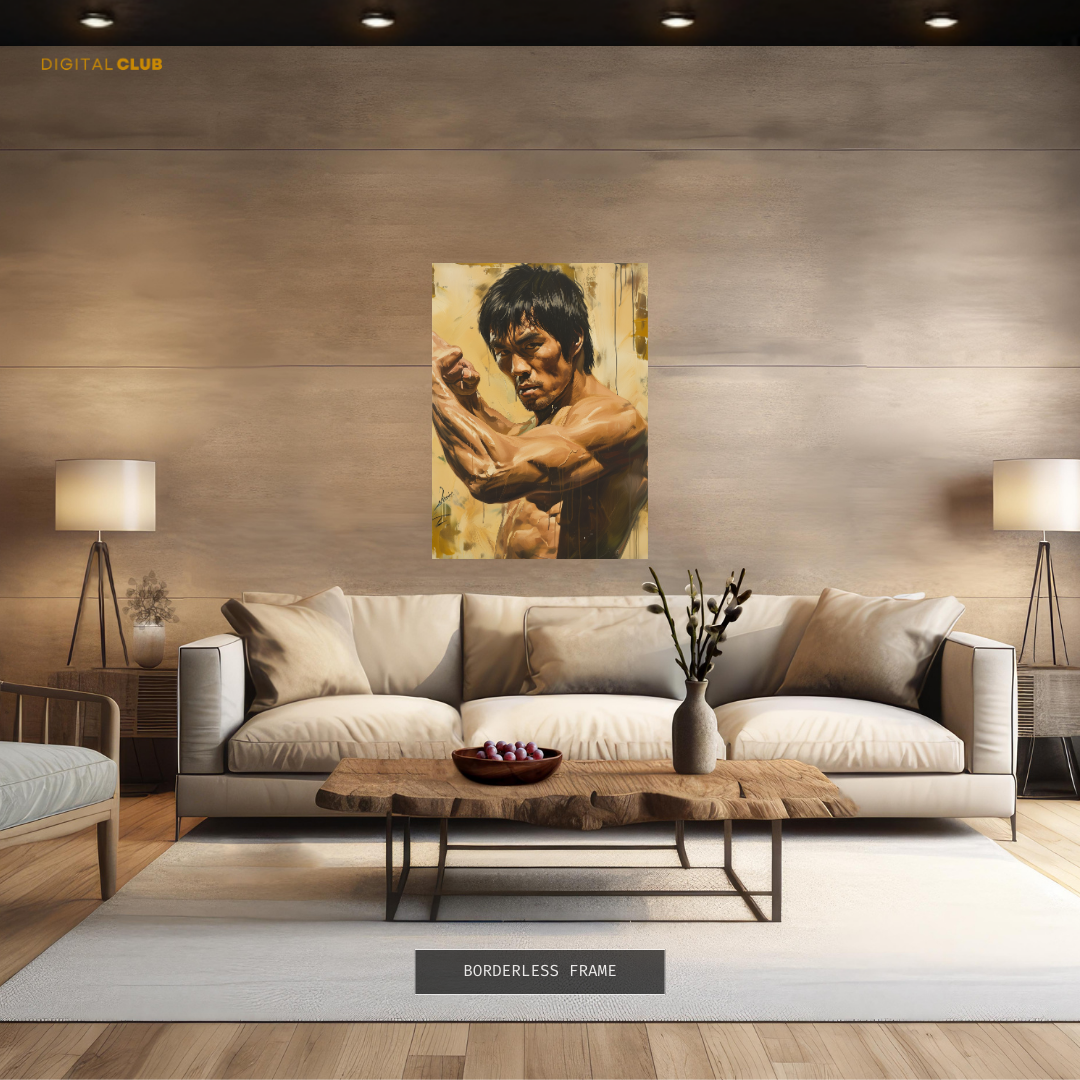 Bruce Lee MMA Premium Wall Art