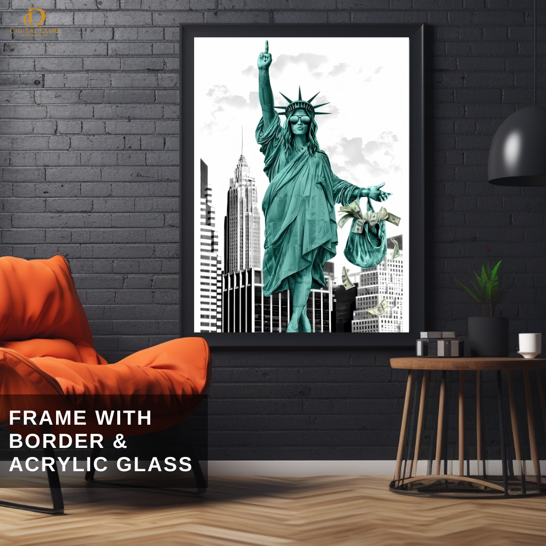 Statue Of Liberty - Artwork - Premium Wall Art