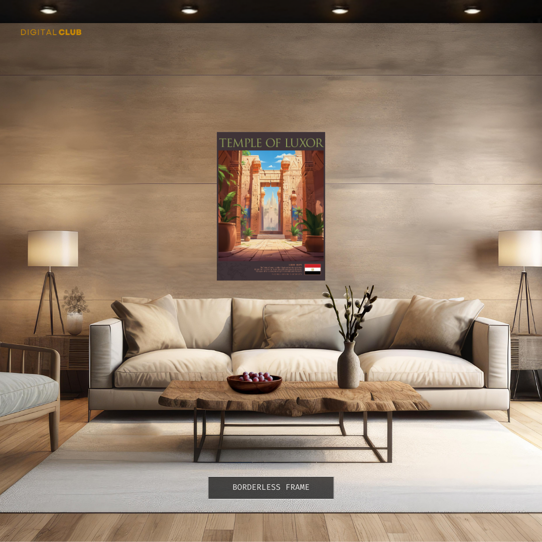 Temple of Luxor EGYPT Premium Wall Art