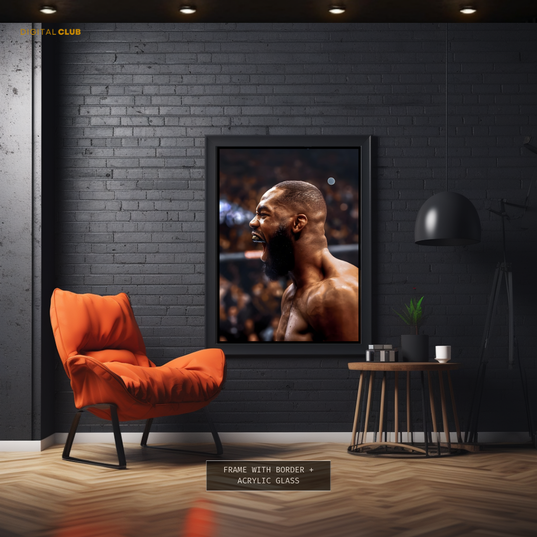 Jon Jones UFC Legend Premium Wall Art