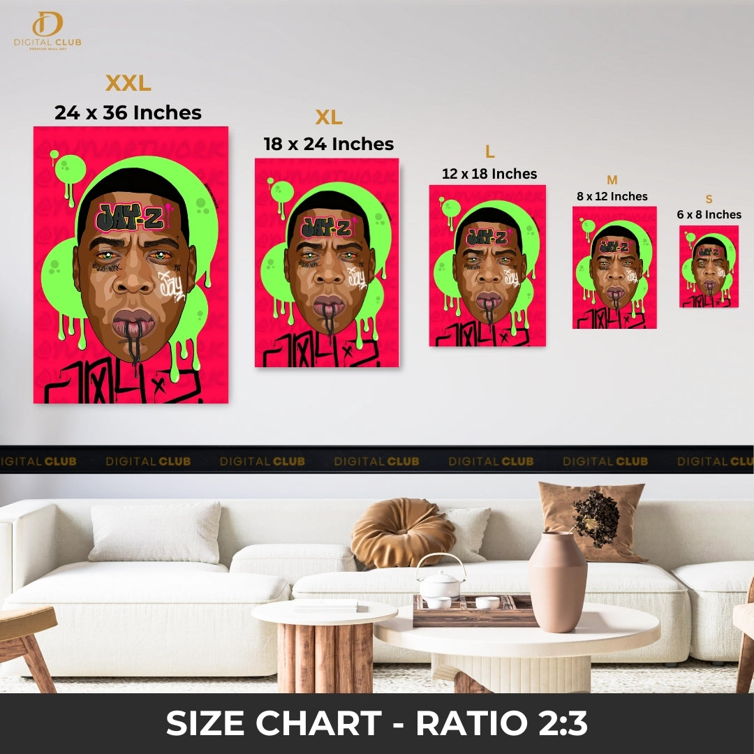 Jay Z - Music - Premium Wall Art