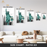 Statue Of Liberty - Artwork - Premium Wall Art