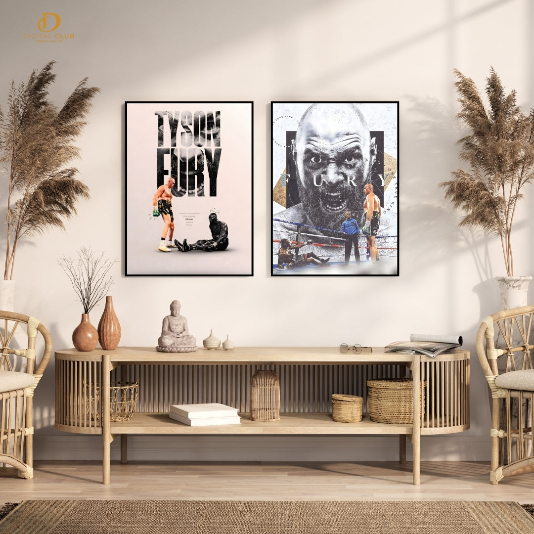 Tyson Fury Boxing - 2 Panel Wall Art