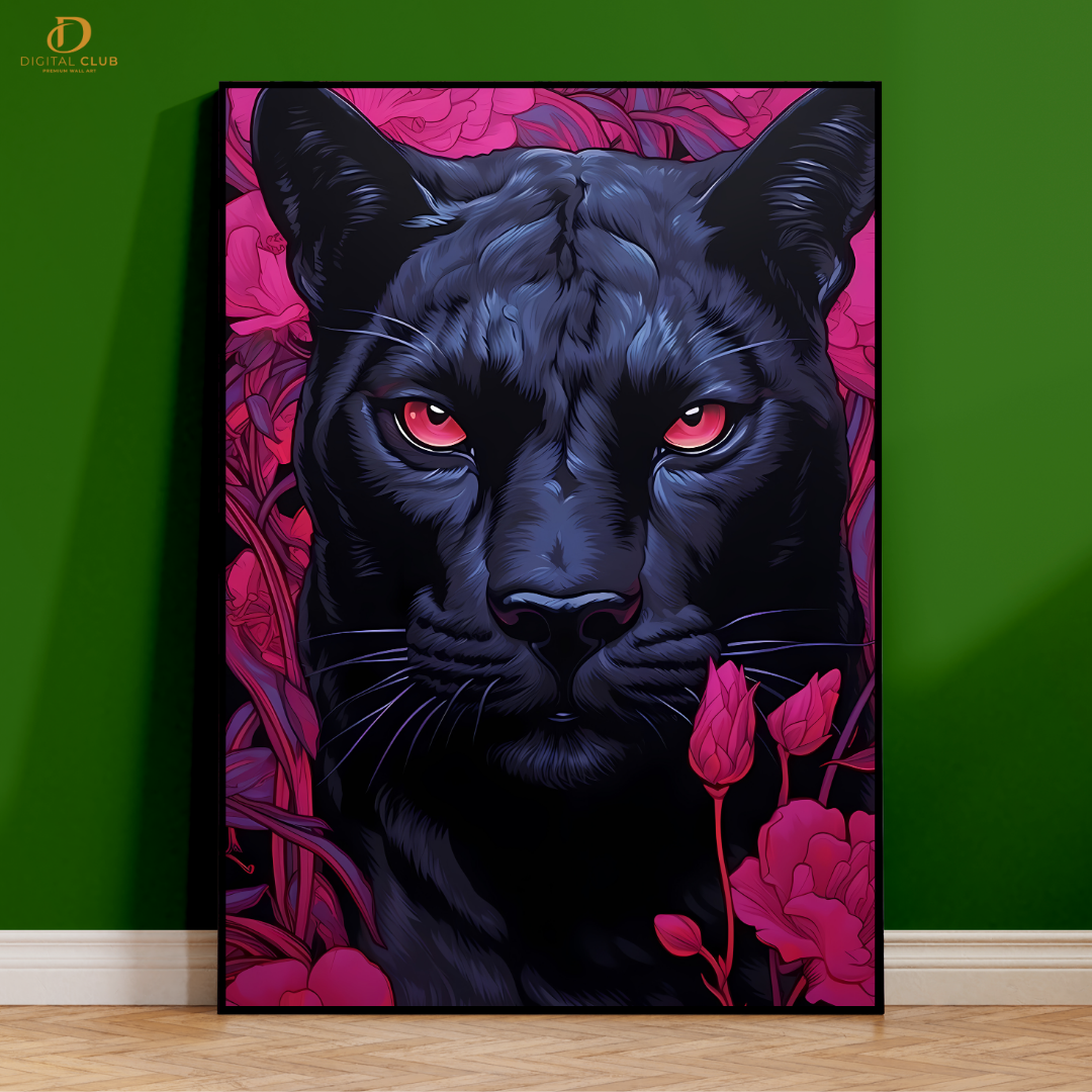 Black Panther - Animal - Premium Wall Art