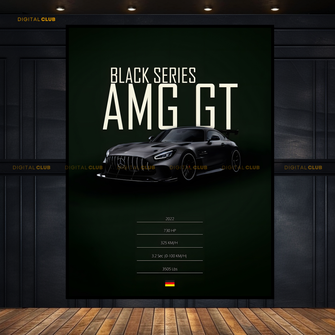 AMG GT - Artwork - Premium Wall Art