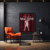 Paulo Maldini Football Premium Wall Art