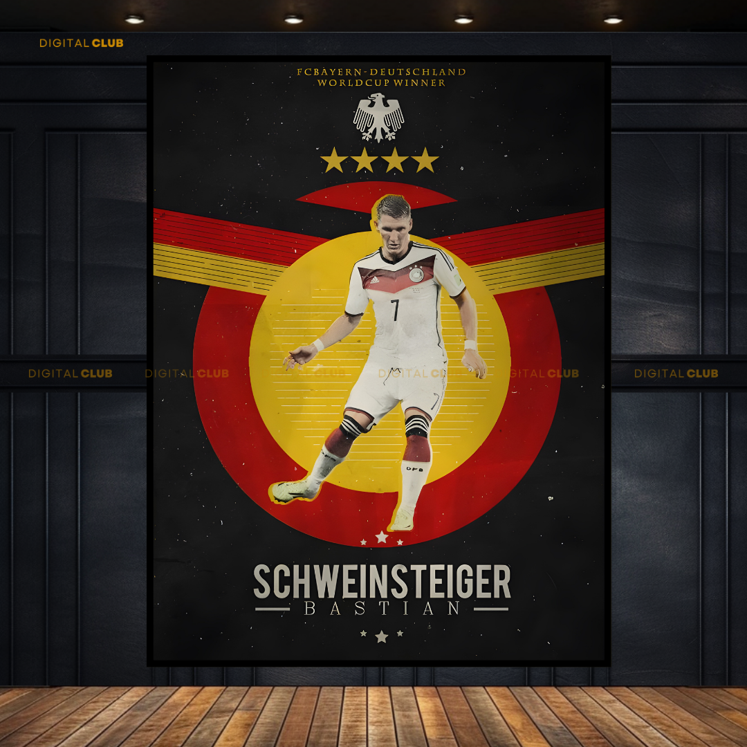 Schweinsteiger - Football - Premium Wall Art