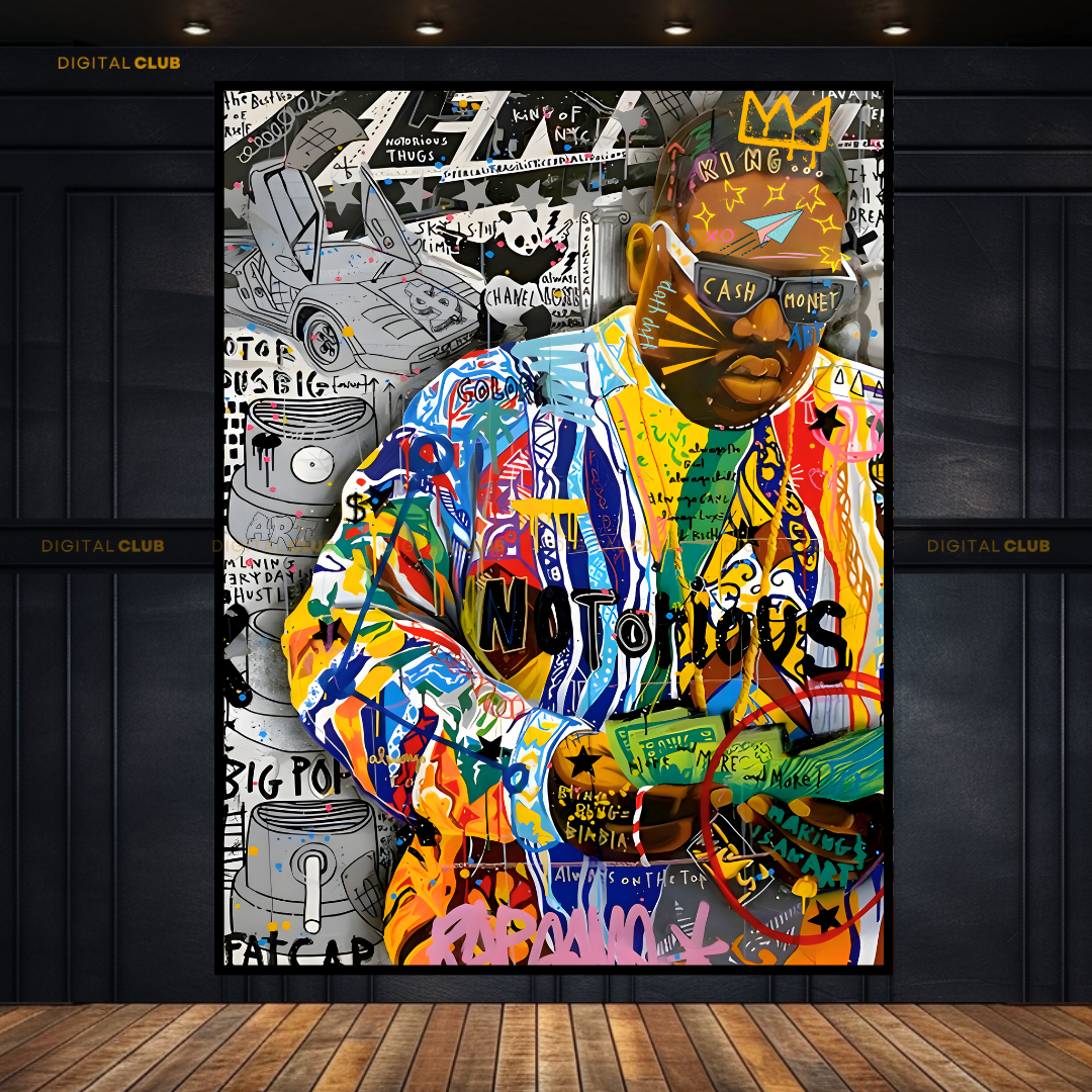 Notorious - Pop ART - Premium Wall Art