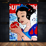 Snow White Disney - Pop Art - Premium Wall Art