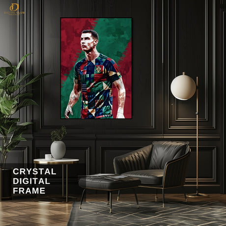 Cristiano Ronaldo 1 - Football - Premium Wall Art