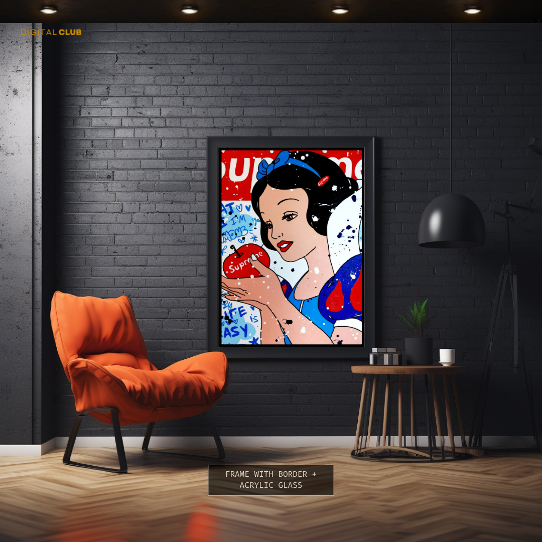 Snow White Disney - Pop Art - Premium Wall Art