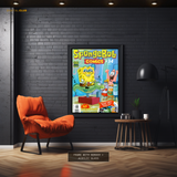 Sponge Bob Cartoon Premium Wall Art