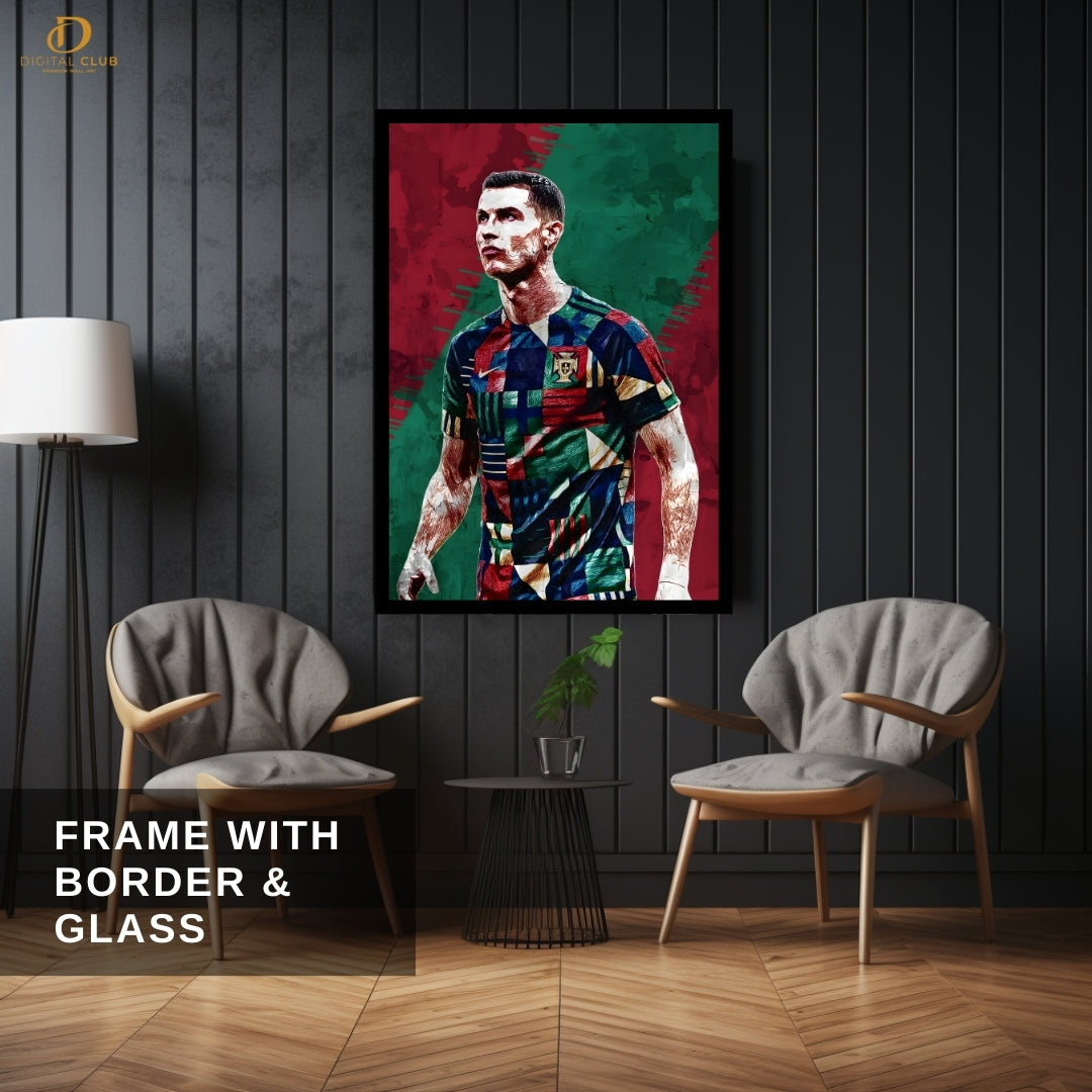 Cristiano Ronaldo 1 - Football - Premium Wall Art