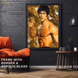 Bruce Lee - MMA - Premium Wall Art